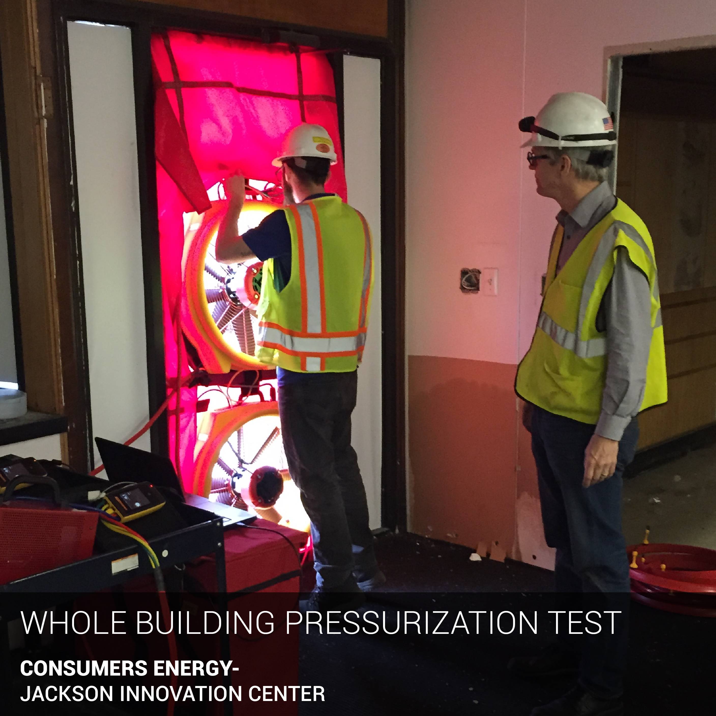 whole building pressurization test TITLE-01